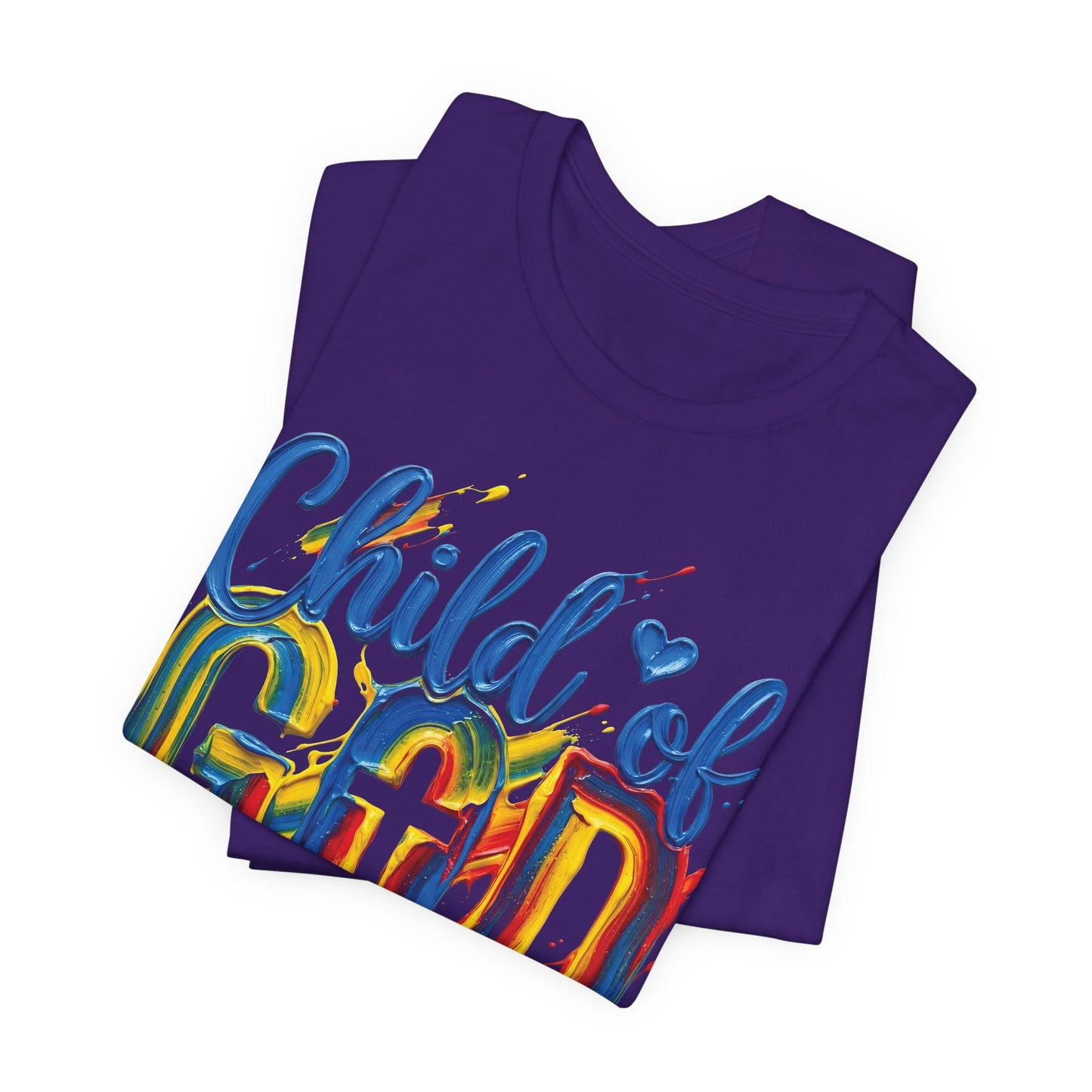 Child of God T-Shirt — Colorful Faith Graphic Tee (2 Cor 5:17)