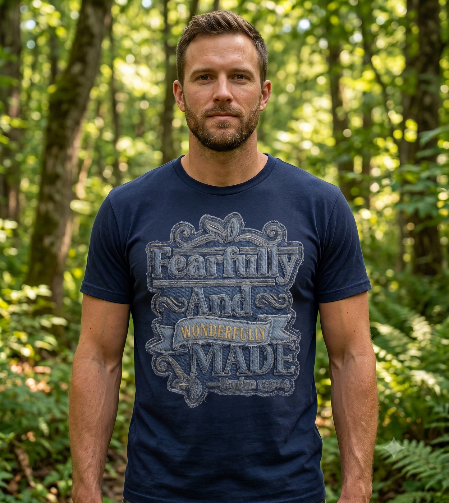 Fearfully And Wonderfully Made T-Shirt — Inspirational Christian Tee